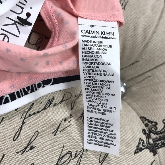 🎁 Calvin Klein Carousel Racerback Bralette - Picture 7 of 9